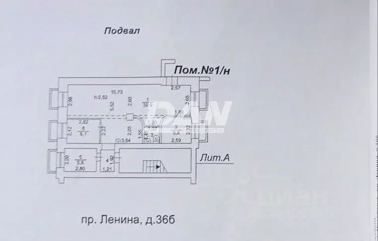 Торговая площадь в Челябинская область, Челябинск просп. Ленина, 36Б ... - Фото 2