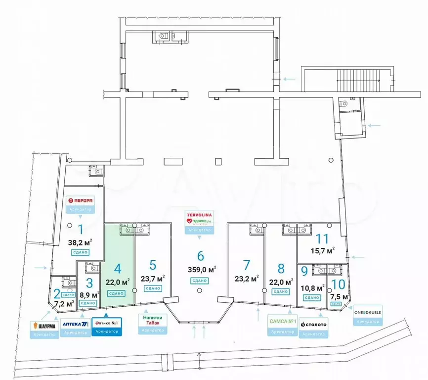 Продам торговое помещение, 22 м - Фото 1