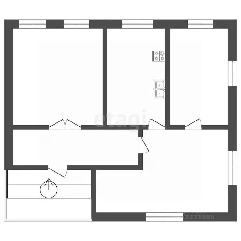 Дом в Челябинская область, Пласт ул. Зои Космодемьянской, 26 (122 м) - Фото 2