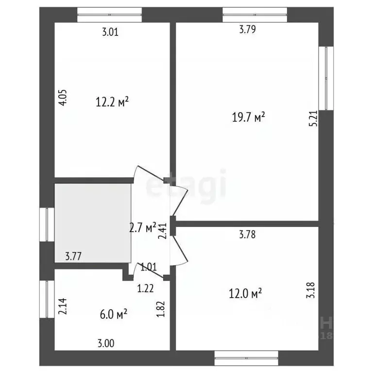 Дом в Ростовская область, Ростов-на-Дону пер. Денисова (113 м) - Фото 1