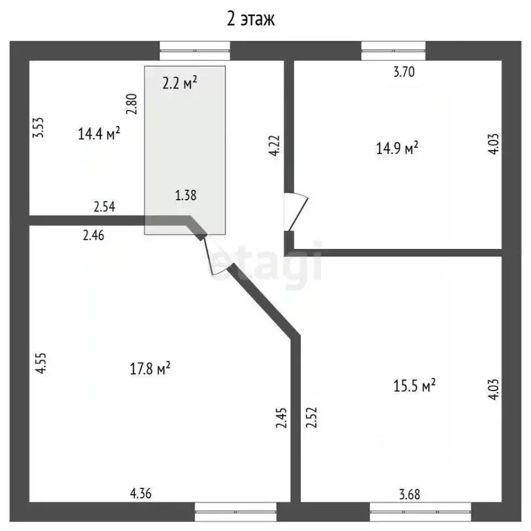 Дом в Алтайский край, Первомайский район, с. Жилино Луговая ул. (150 ... - Фото 2