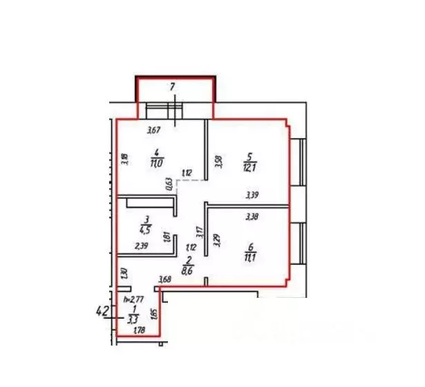 2-к кв. Иркутская область, Иркутск Депутатская ул., 69/2 (53.8 м) - Фото 2