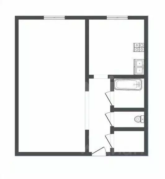 1-к кв. Кемеровская область, Прокопьевск ул. Советов, 20 (29.9 м) - Фото 1