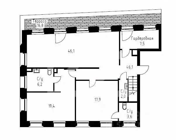 Помещение свободного назначения в Москва Пятницкая ул., 40С1 (121 м) - Фото 2