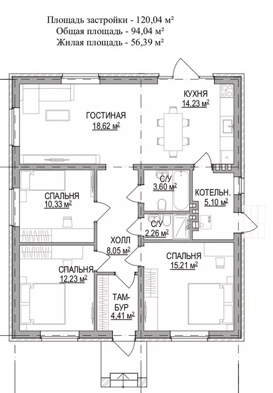Дом в Ростовская область, Батайск (120 м) - Фото 1