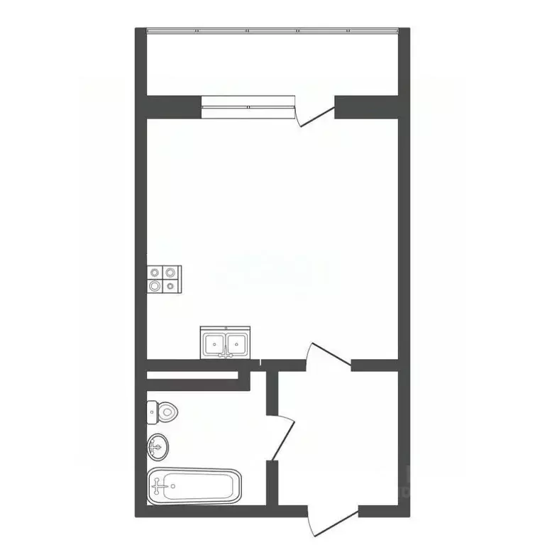 Студия Тюменская область, Тюмень Интернациональная ул., 199 (19.9 м) - Фото 2