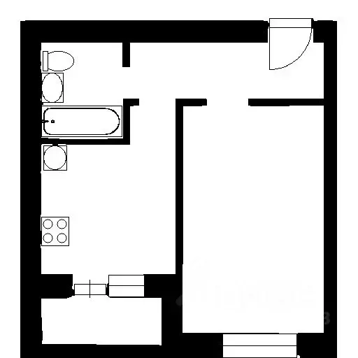 1-к кв. Самарская область, Волжский район, Смышляевка городское ... - Фото 2