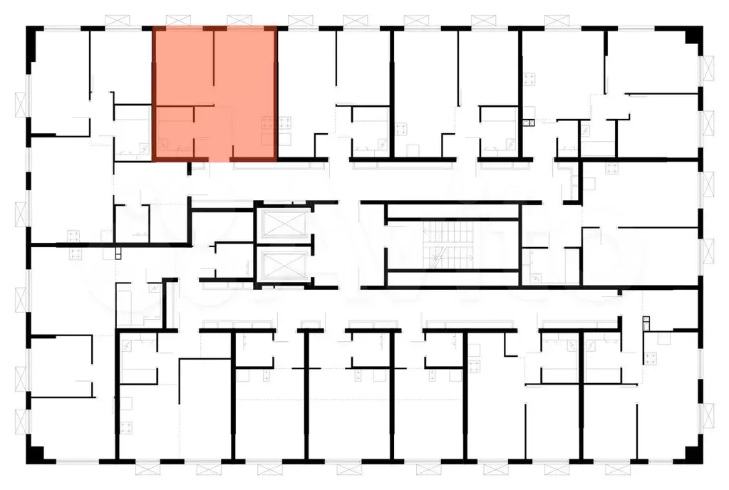 1-к. квартира, 34,4 м, 2/9 эт. - Фото 1