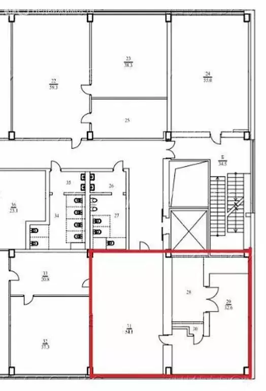 Офис (99 м) - Фото 1