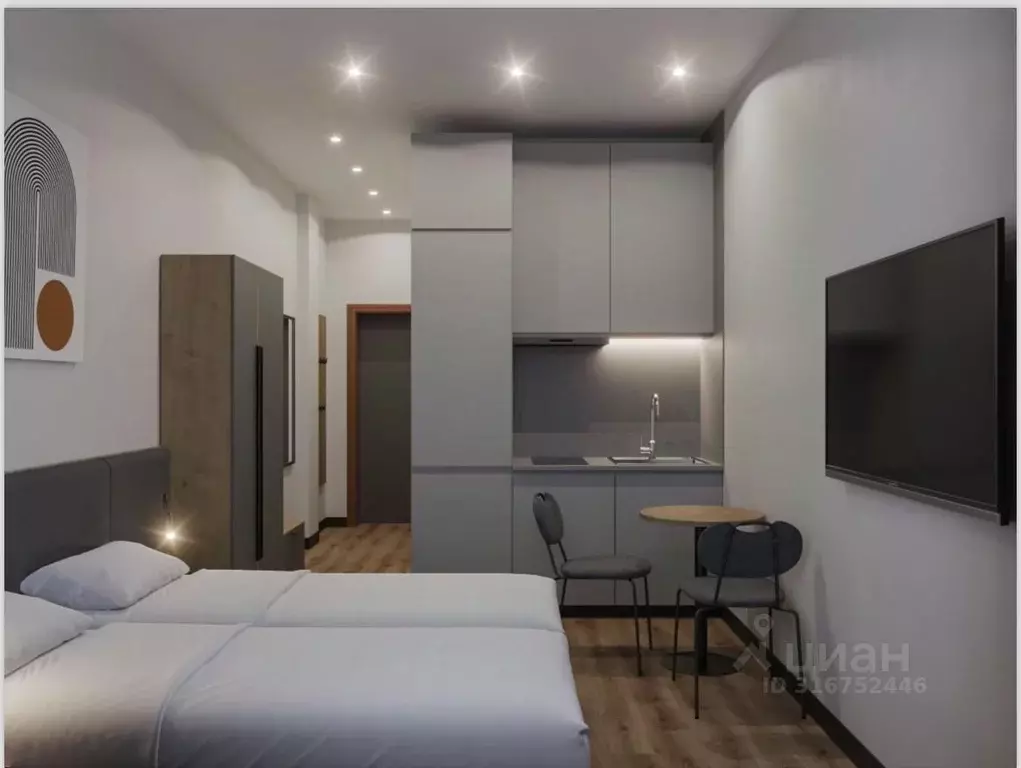 Квартира, студия, 29 м - Фото 0