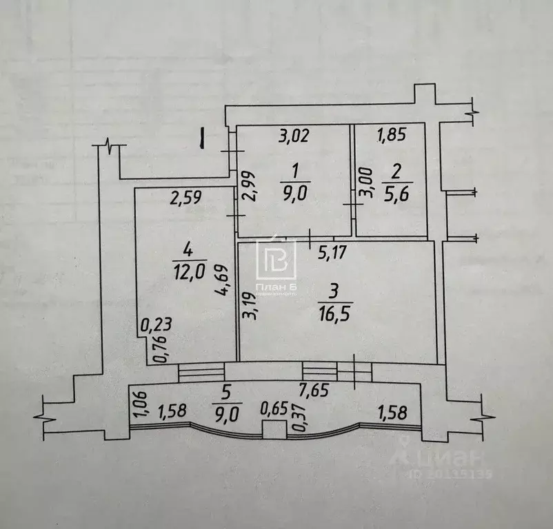 1-к кв. Калужская область, Калуга Дорожная ул., 11к1 (43.1 м) - Фото 2