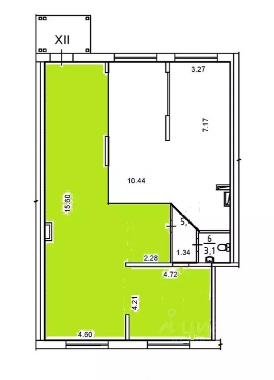 Помещение свободного назначения в Москва Митинская ул., 28к3 (80 м) - Фото 1