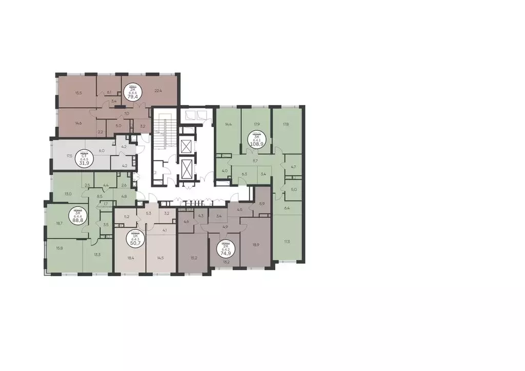 3-комнатная квартира: Москва, Крылатская улица, 33к1 (88.8 м) - Фото 1