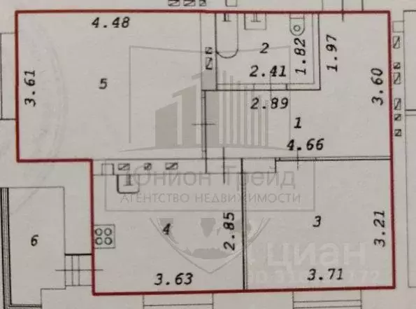 2-к кв. Новосибирская область, Кольцово рп, 5-й мкр ул. ... - Фото 1
