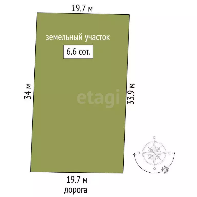 Участок в Скворцово, улица Мира (6.6 м) - Фото 0