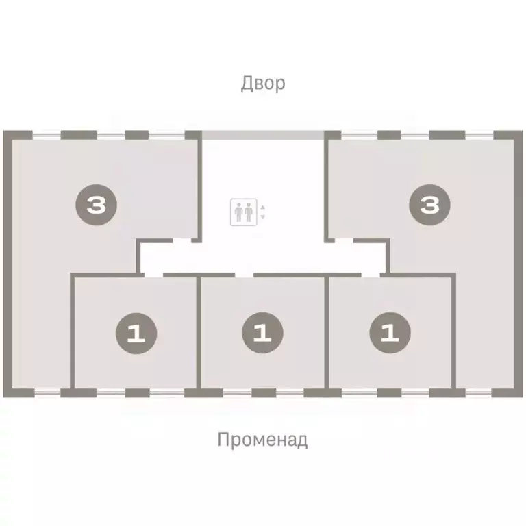 3-к кв. Омская область, Омск  (85.03 м) - Фото 2