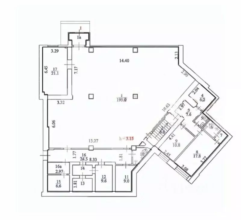 Помещение свободного назначения в Москва Верхняя ул., 3К2 (342 м) - Фото 2