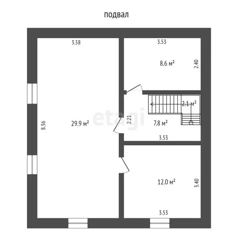 Дом в Тюмень, микрорайон Парфёново, улица Оболенского (118.6 м) - Фото 1