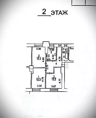 3-к кв. Москва Краснопрудная ул., 22А (70.0 м) - Фото 1