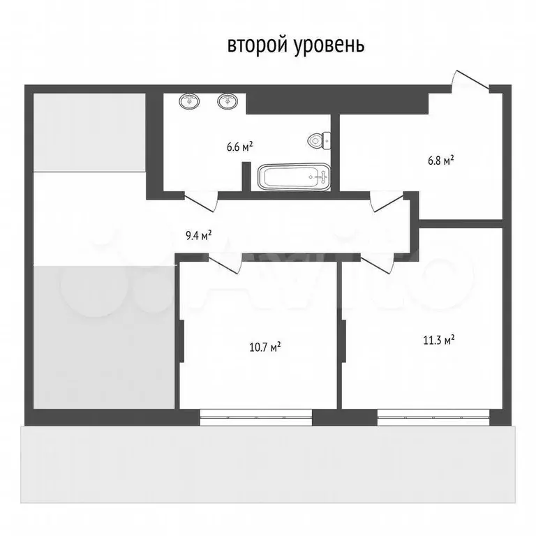 4-к. квартира, 110 м, 1/8 эт. - Фото 1