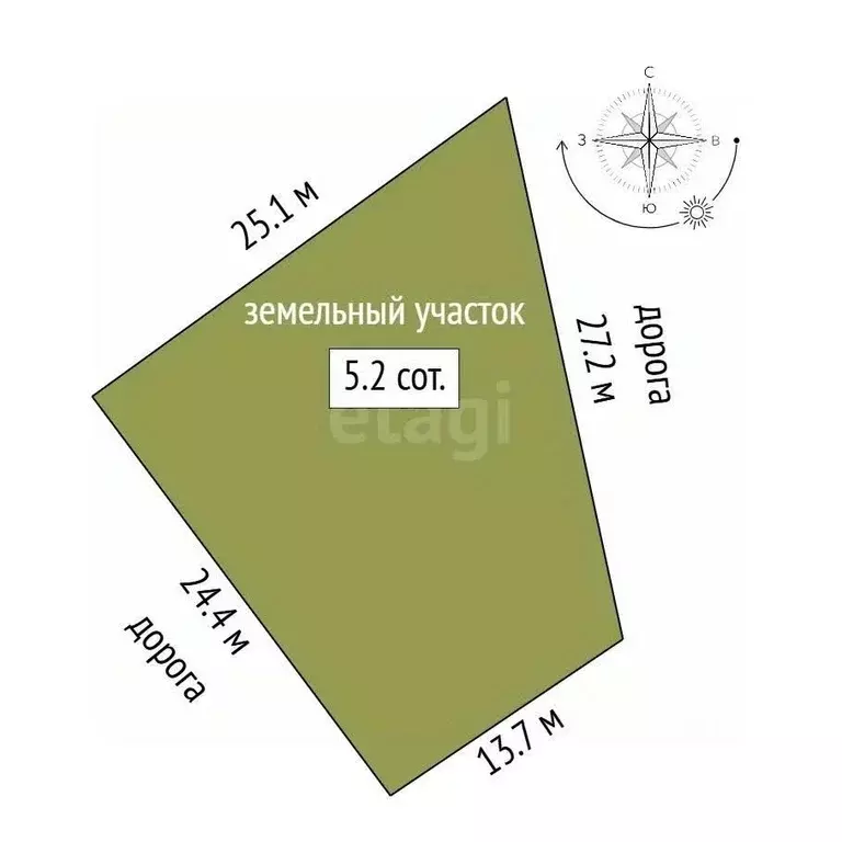 Участок в Ростовская область, Аксайский район, Старочеркасская ст-ца ... - Фото 2