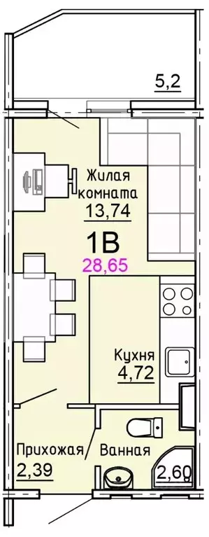 Студия Московская область, Солнечногорск городской округ, Голубое пгт ... - Фото 1