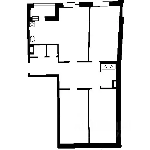 4-к кв. Санкт-Петербург Кременчугская ул., 13к1 (113.0 м) - Фото 1