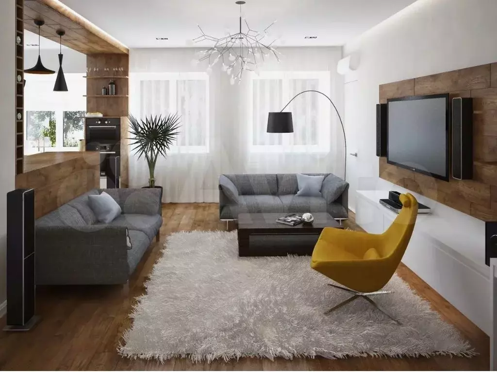 1-к. квартира, 35,7 м, 2/8 эт. - Фото 0