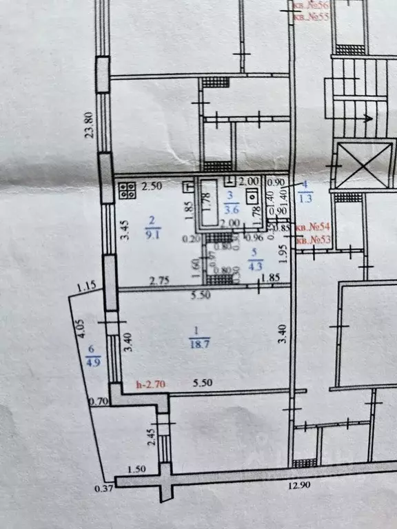 1-к кв. Краснодарский край, Новороссийск ул. Дзержинского, 152 (37.0 ... - Фото 0