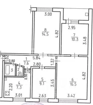 4-к кв. Удмуртия, Ижевск Молодежная ул., 93А (68.0 м) - Фото 1