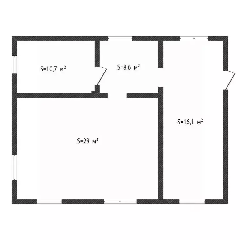 Дом в Алтайский край, Бийск пер. Николая Некрасова, 61Д (63 м) - Фото 2