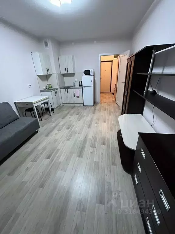 Студия Новосибирская область, Новосибирск ул. Петухова, 162 (24.0 м) - Фото 1