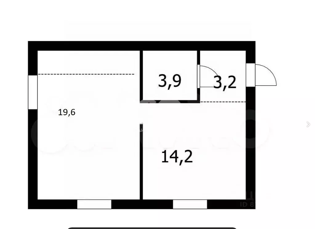 2-к кв. Новосибирская область, Новосибирск Рубежная ул., 4/1 (43.4 м) - Фото 2