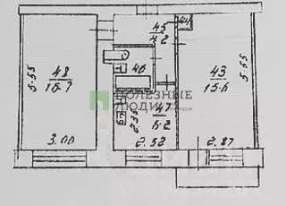 2-к кв. Кировская область, Киров ул. Менделеева, 14 (44.8 м) - Фото 1