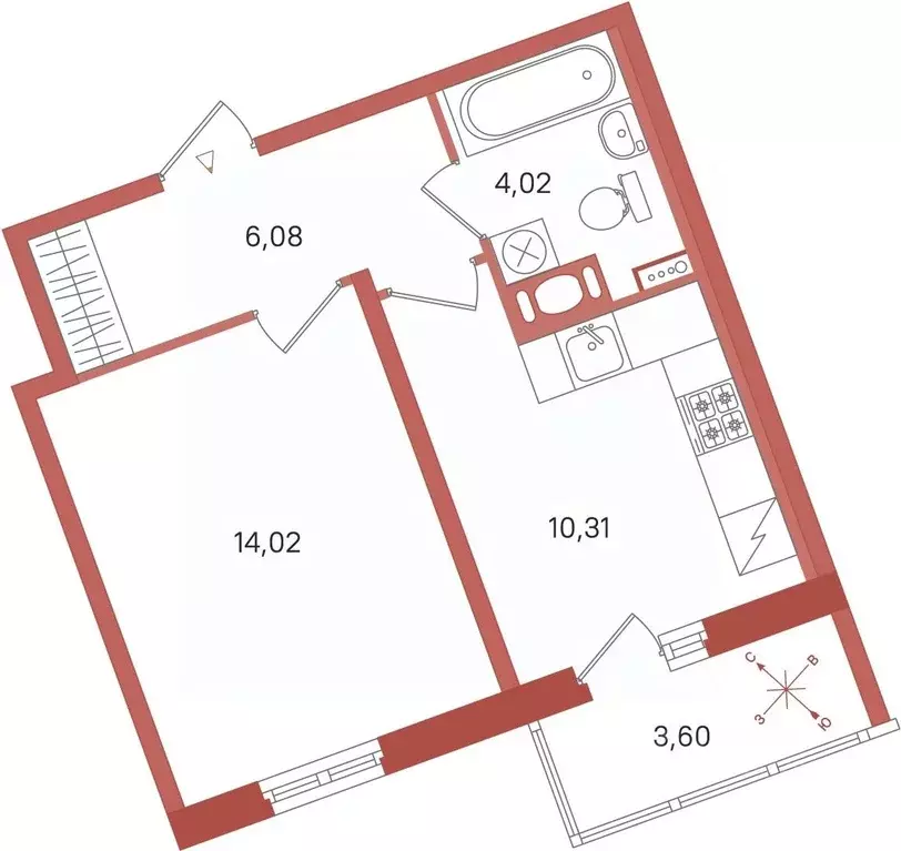 1-к кв. Ленинградская область, Сертолово Всеволожский район, Новое ... - Фото 1