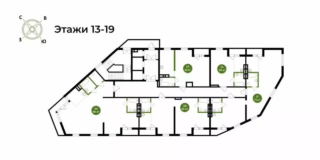 4-комнатная квартира: Владивосток, Первореченский район, микрорайон ... - Фото 2