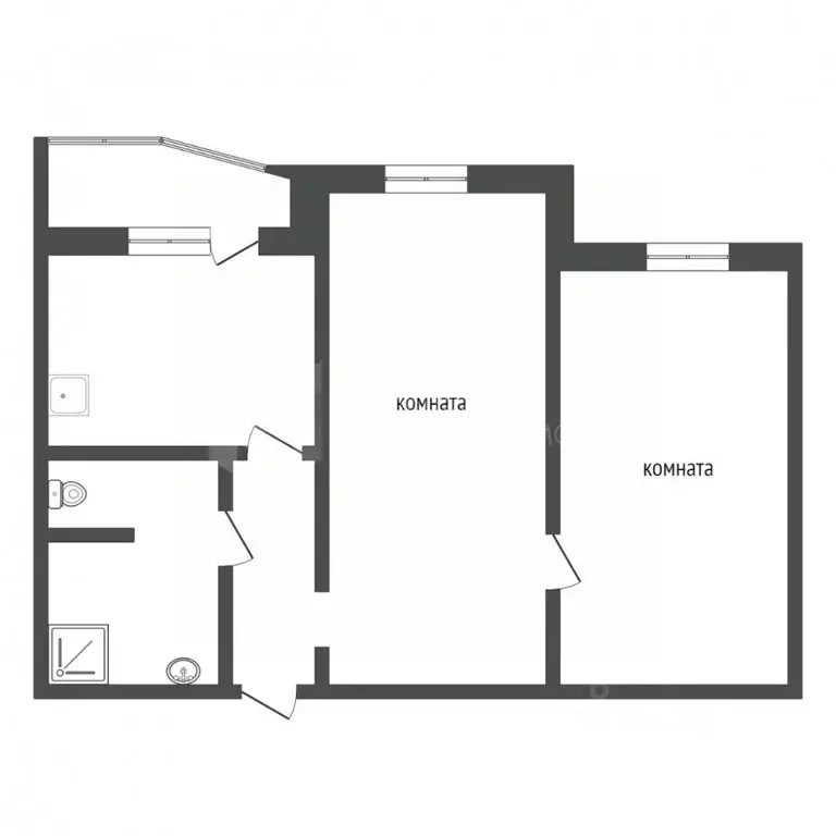 2-к кв. Тюменская область, Тюменский муниципальный округ, д. Дударева ... - Фото 2