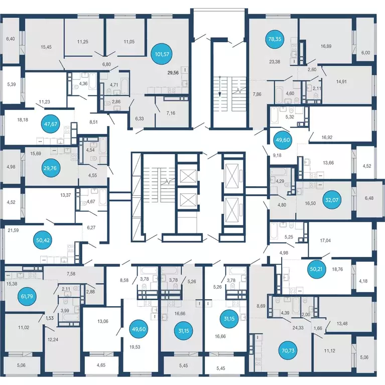 1-к кв. Липецкая область, Липецк Елецкий мкр, 2-12 (50.42 м) - Фото 2