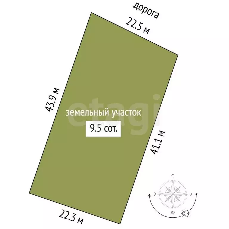 Участок в Тюмень, территория СОСН Приозёрное, Объездная улица (9.5 м) - Фото 1