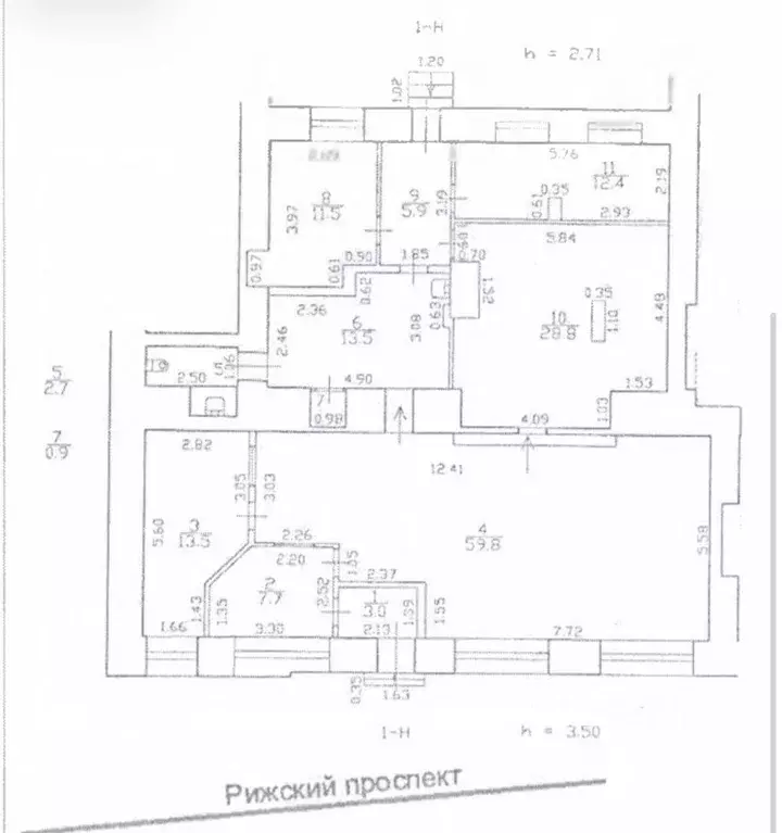 Помещение свободного назначения в Санкт-Петербург Рижский просп., 48 ... - Фото 2