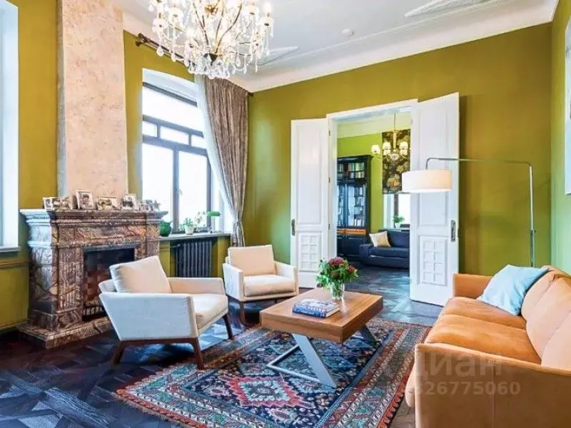 5-к кв. Москва Чистопрудный бул., 14С3 (178.0 м) - Фото 1