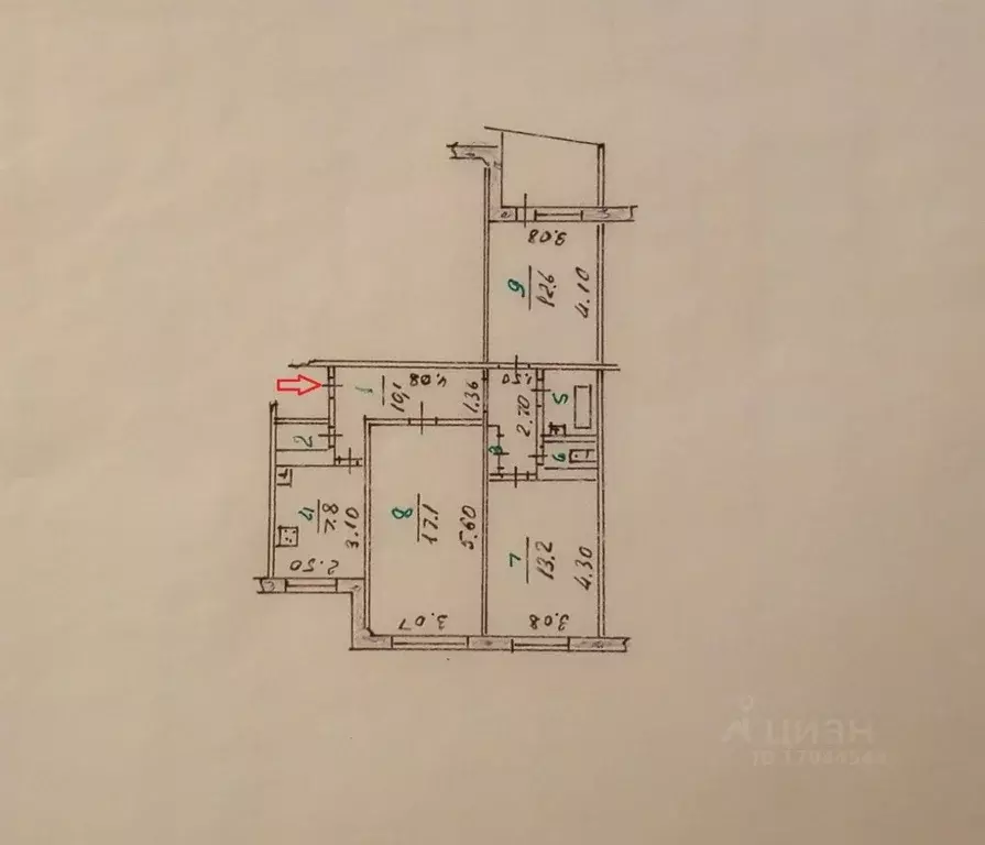 3-к кв. Орловская область, Орел ул. 6-й Орловской Дивизии, 15 (64.4 м) - Фото 1