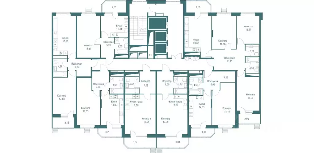 1-к кв. Московская область, Одинцово Северная ул., 5к2 (48.8 м) - Фото 2