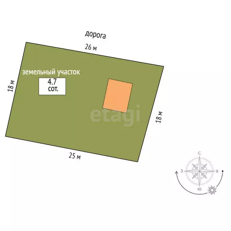 Участок в Миасс, СНТ Строитель-1 (4.68 м) - Фото 1