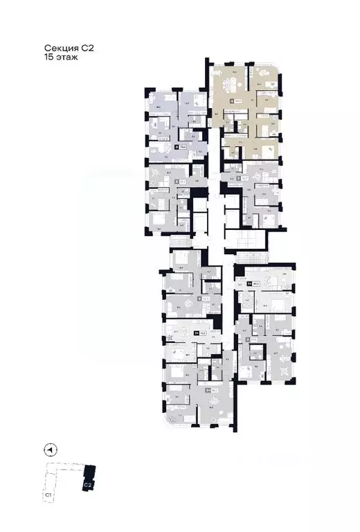 3-к кв. Москва Лодочная ул., 27К2 (78.6 м) - Фото 1