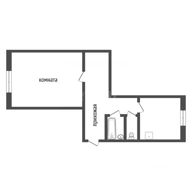 1-к кв. Красноярский край, Красноярск ул. Ленина, 26 (36.0 м) - Фото 2