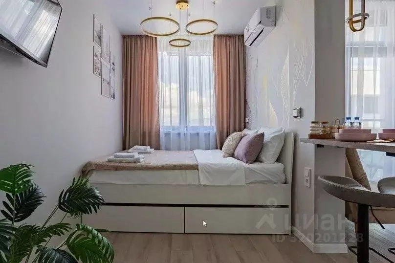 1-к кв. Краснодарский край, Сочи Бытха мкр, ул. Ясногорская, 16/2к4 ... - Фото 1