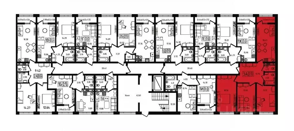 3-к кв. Адыгея, Майкоп ул. К.А. Васильева, 1к4 (83.37 м) - Фото 1