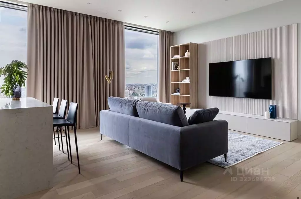 2-к кв. Москва Краснопресненская наб., 14Ак2 (69.4 м) - Фото 1