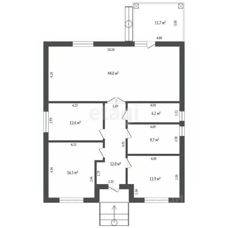 Дом в Ростовская область, Ростов-на-Дону Искристая ул. (100 м) - Фото 1